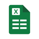 Google Sheets logo used for campaign tracking and planning.