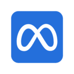 Meta logo representing Facebook and Instagram advertising platform