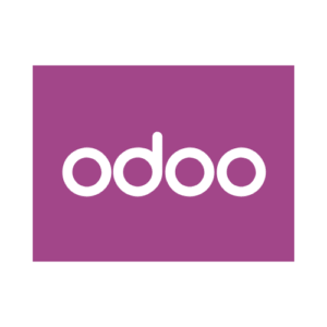Odoo logo representing ERP and business automation system
