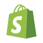 Shopify logo representing e-commerce platform for online stores
