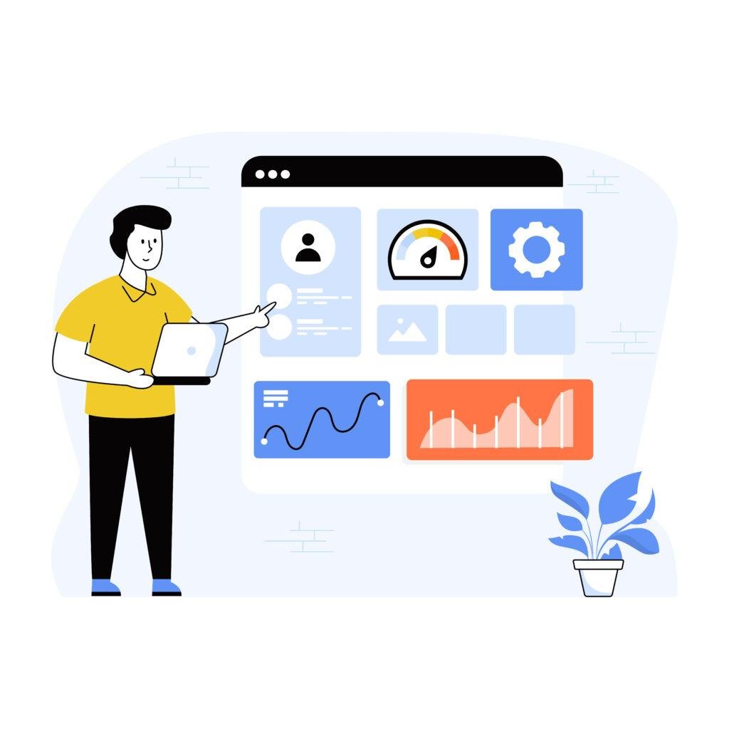 Google Tag Manager and GA4 analytics dashboard setup with consent mode