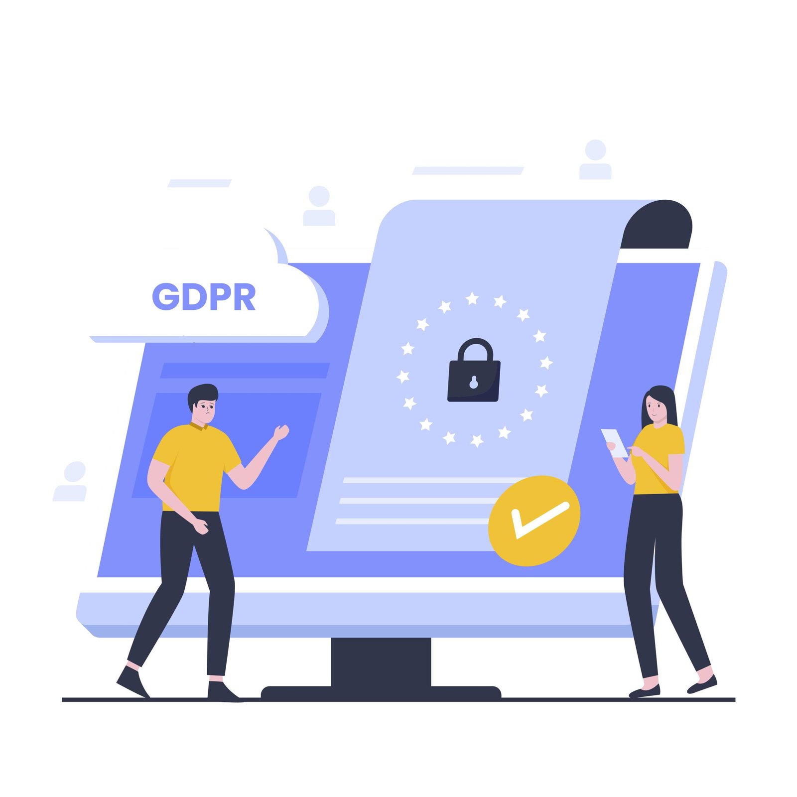 GDPR compliance illustration