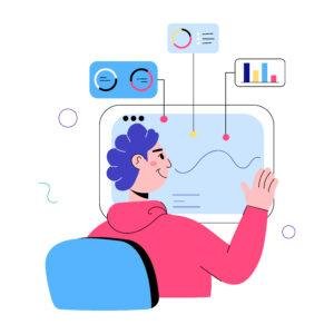 decision-making analytics illustration
