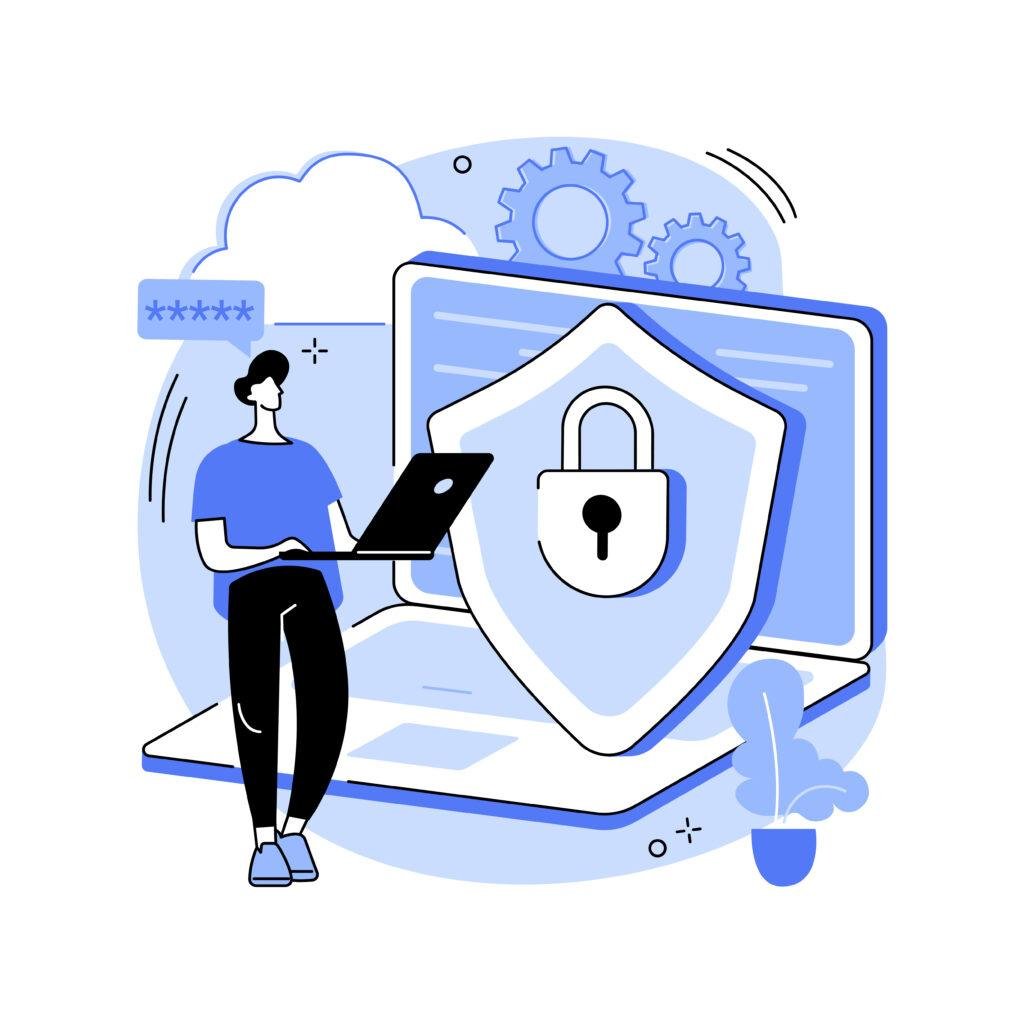 Data strategy and GDPR compliance illustration