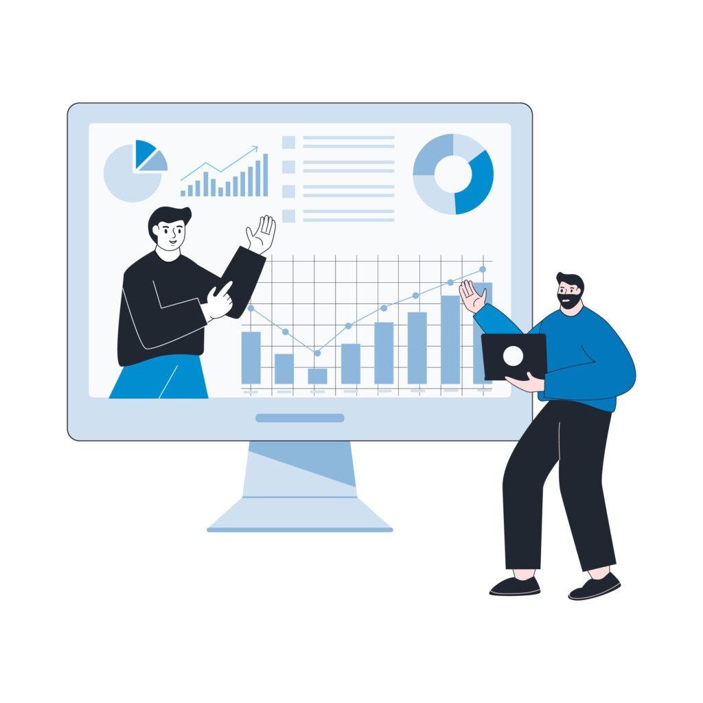 Business forecasting dashboard used for predictive decision-making