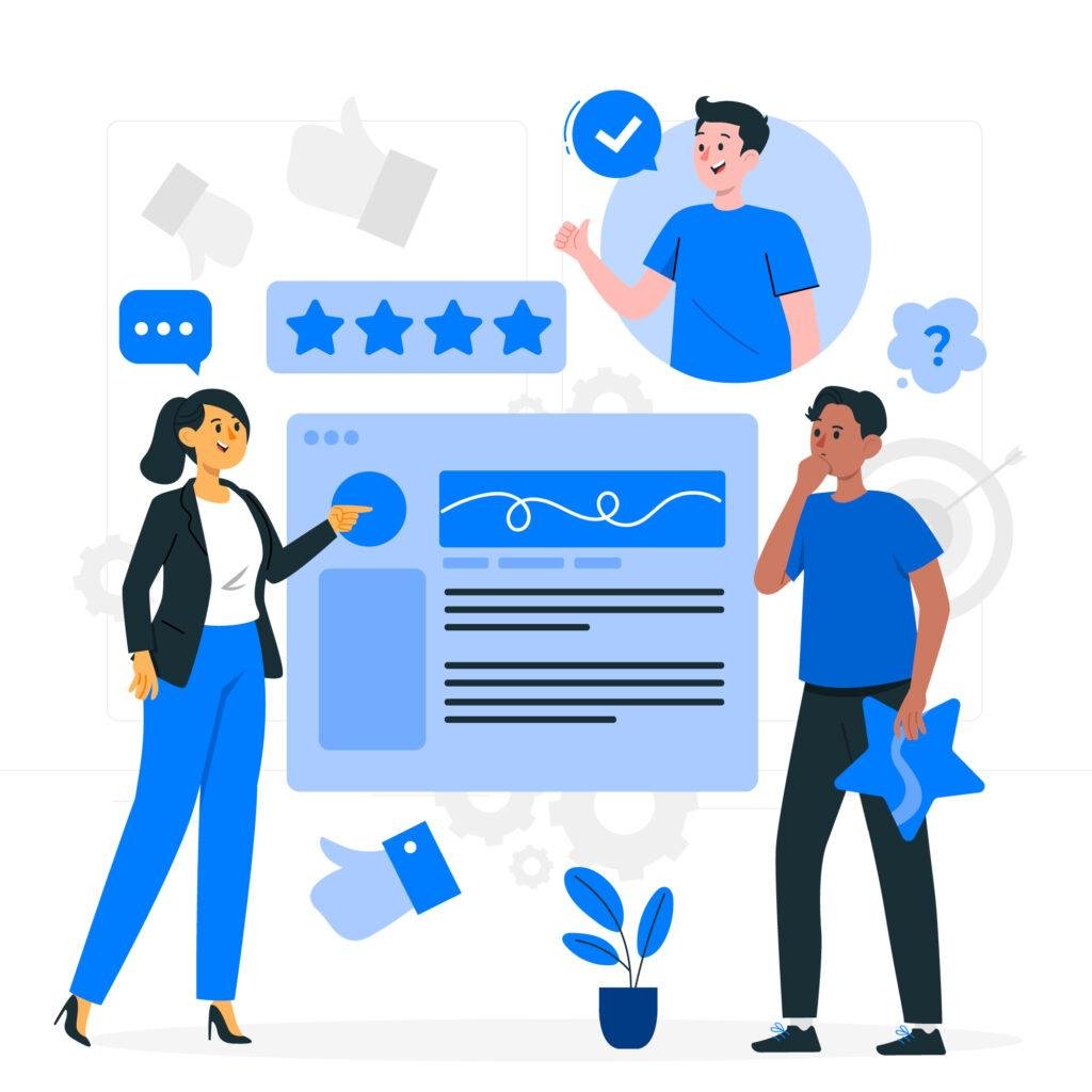 Voice of customer insights illustration