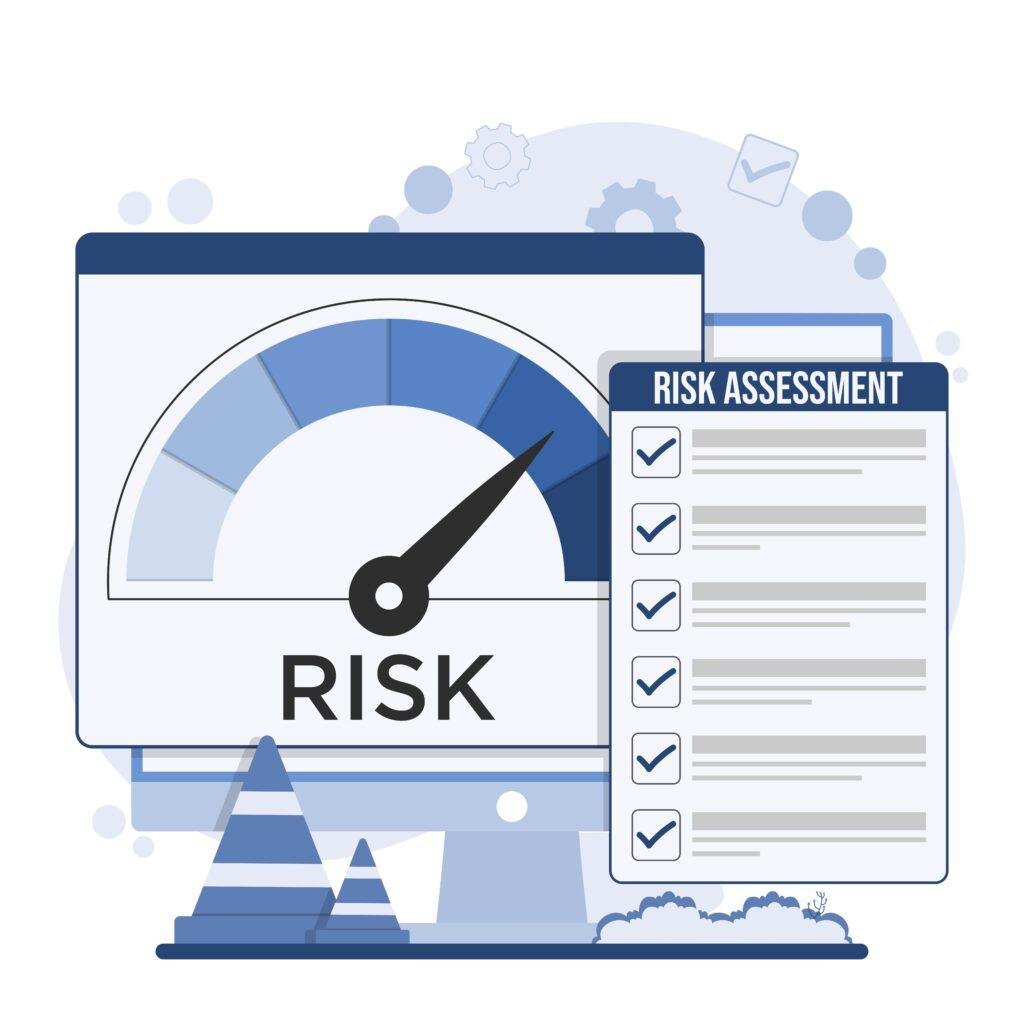 Illustration showing brand risk detection and negative sentiment alerts