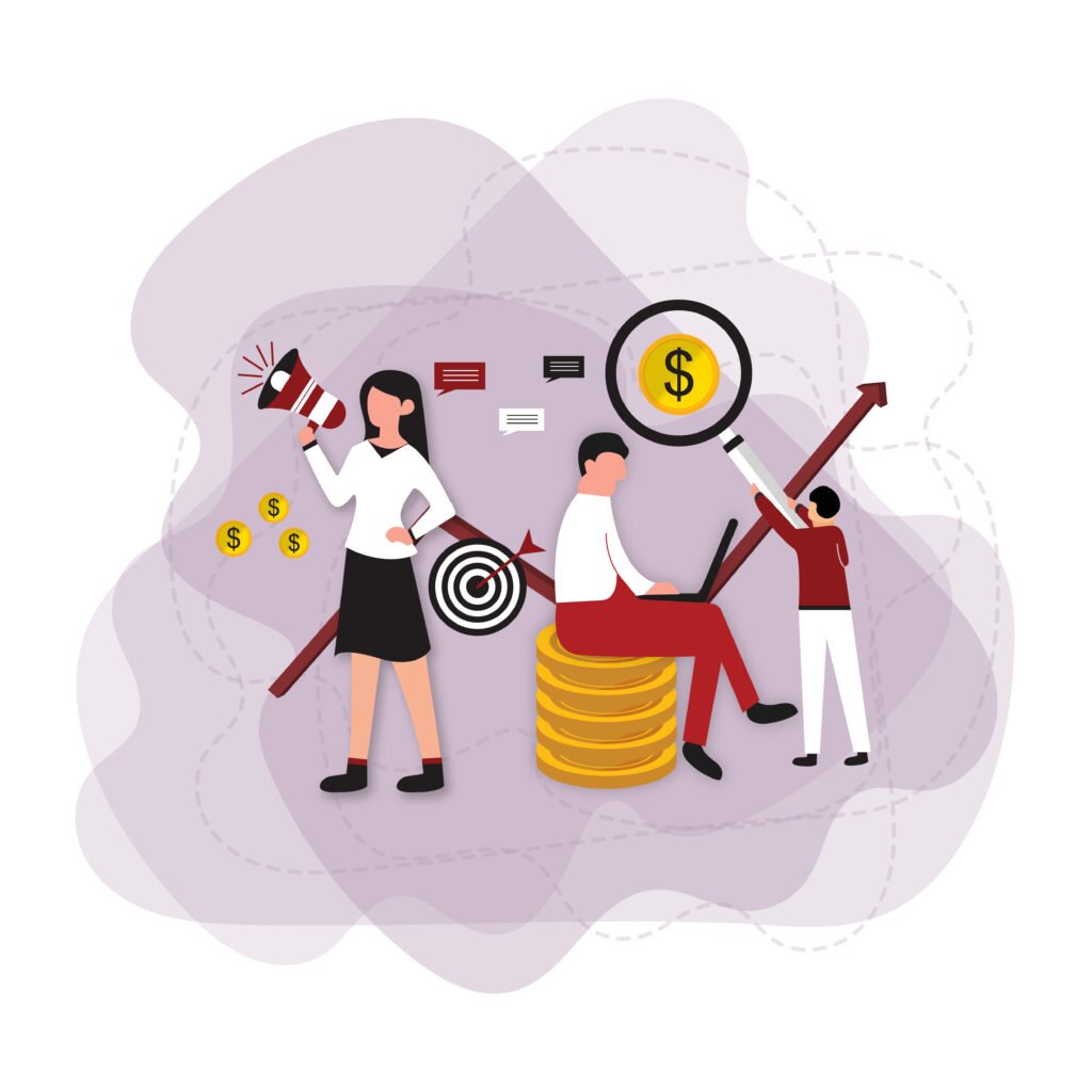 Brand positioning strategy illustration showing differentiation and market clarity