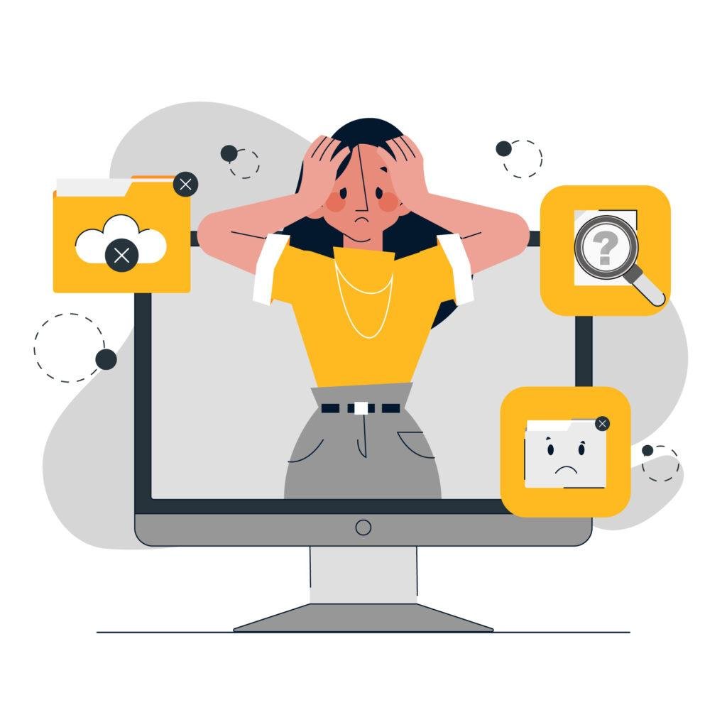 Illustration showing confusion caused by unclear brand positioning