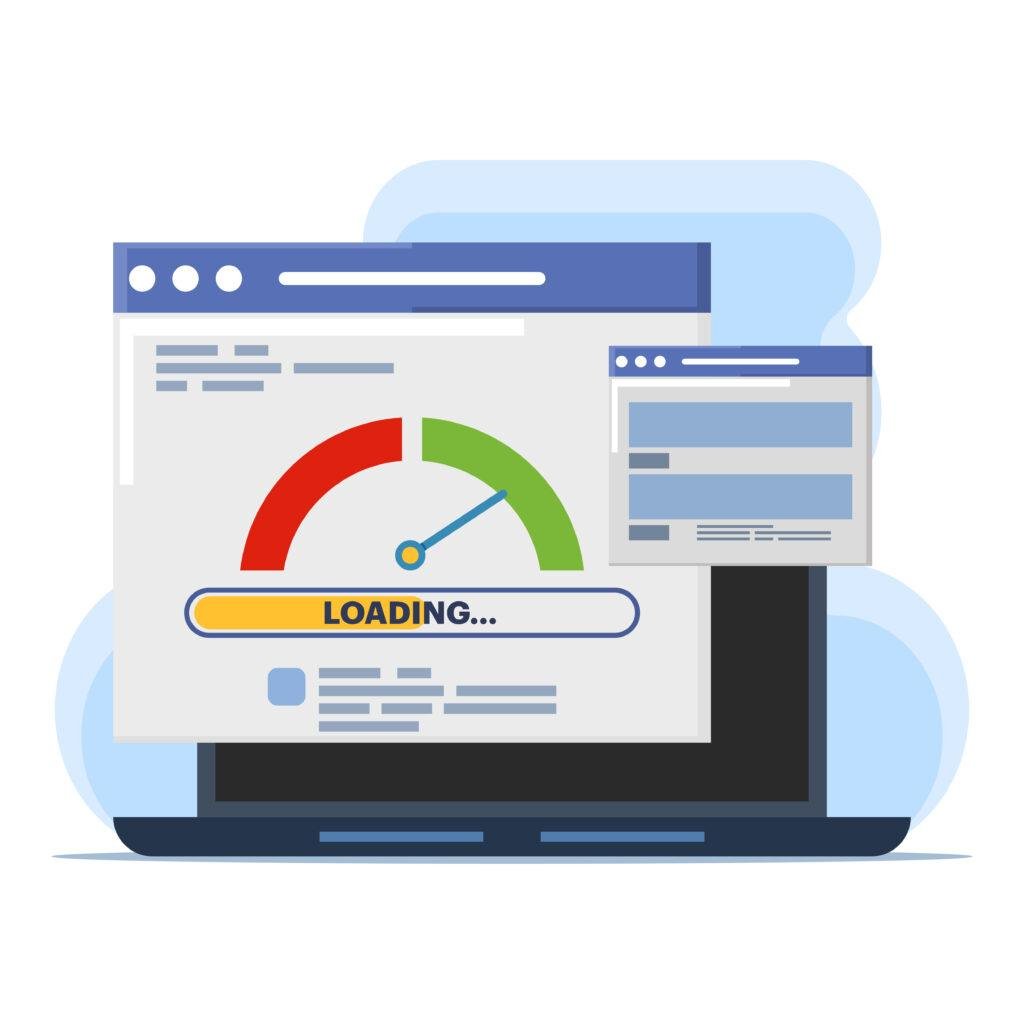 Website speed and SEO performance optimization to improve load time and search rankings.