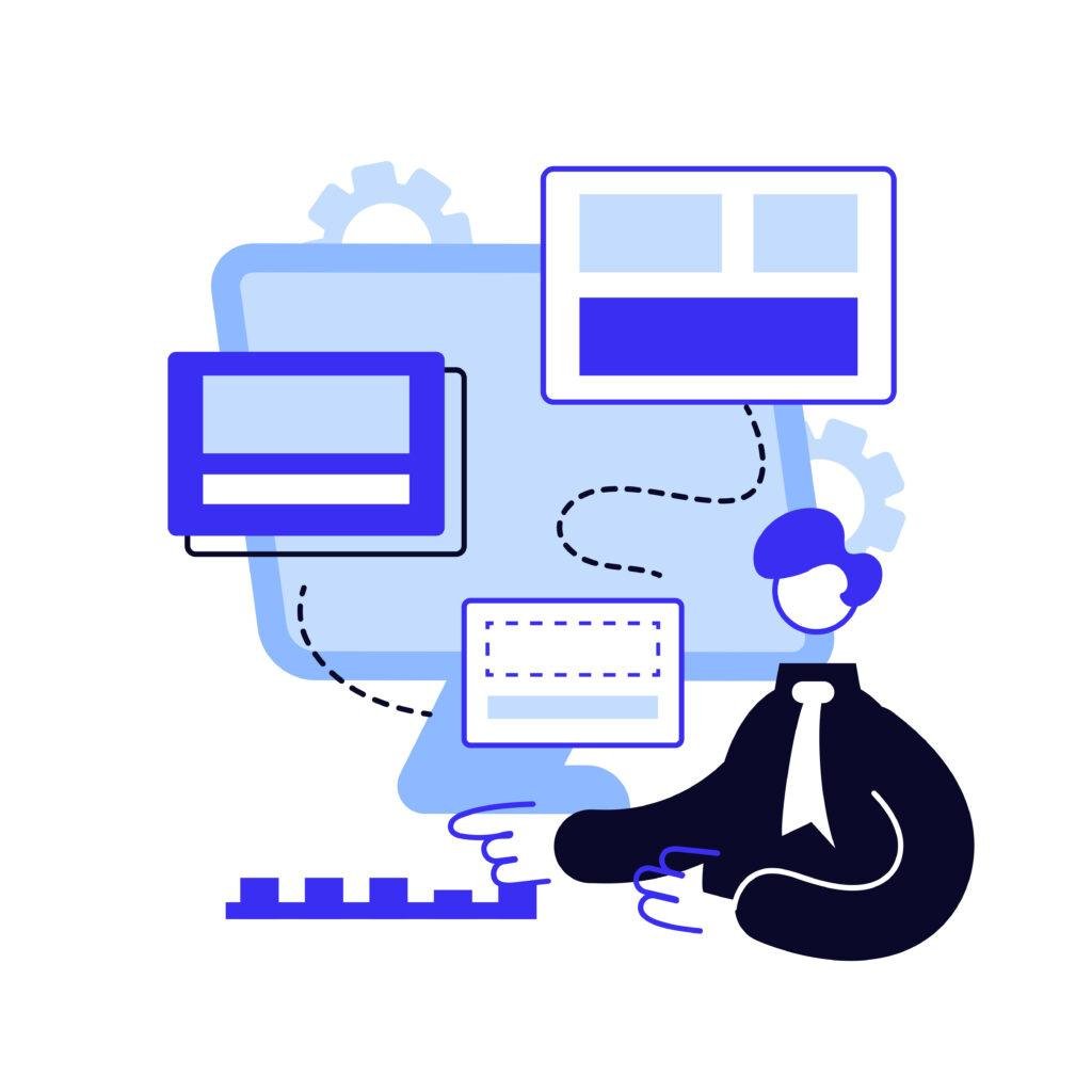 Illustration showing recognition of recurring patterns in funnel analytics