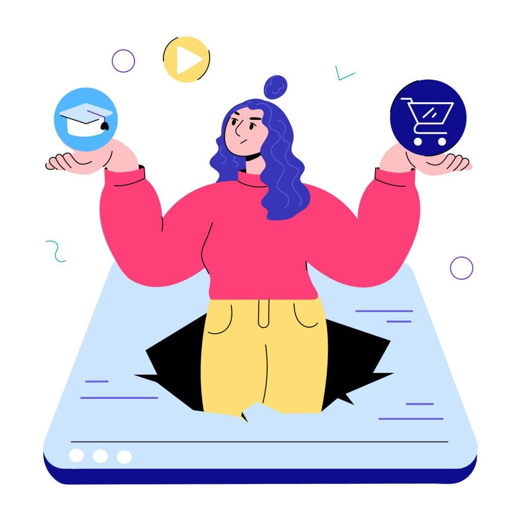 Illustration showing alignment between buyer awareness and messaging