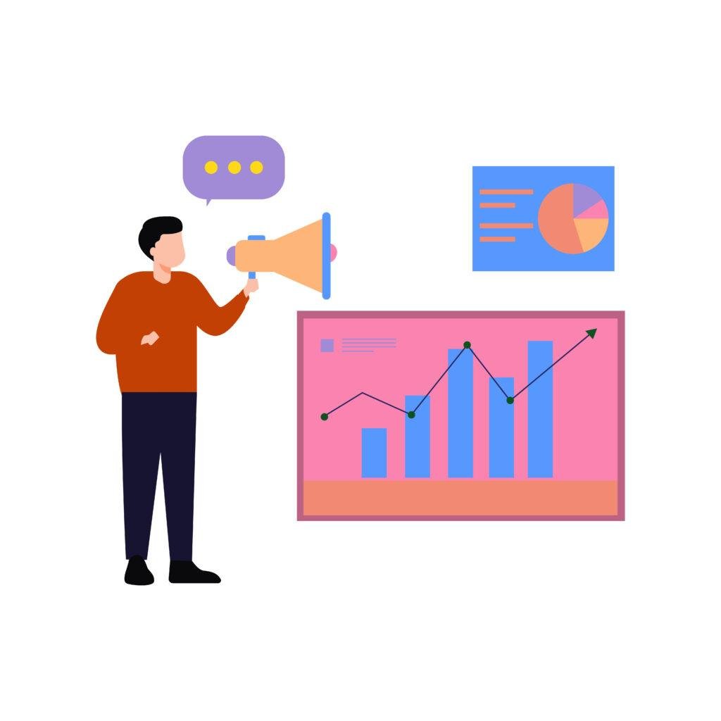 Illustration showing clarity on effective ad messaging