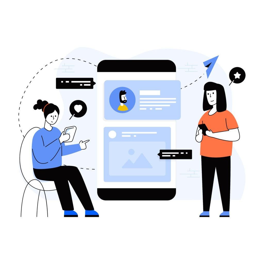 Illustration showing messaging evolving across the B2B buyer journey