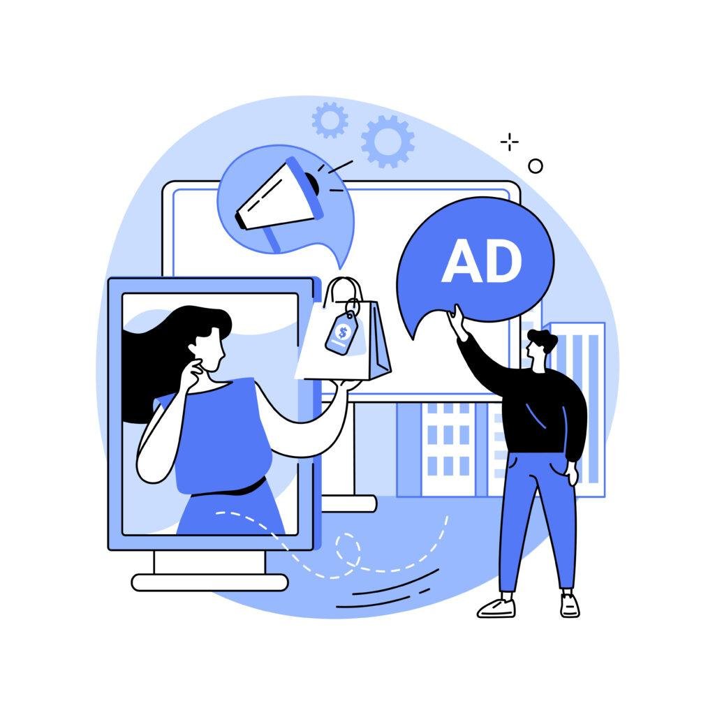 Illustration showing reduced audience fatigue in paid ad funnels