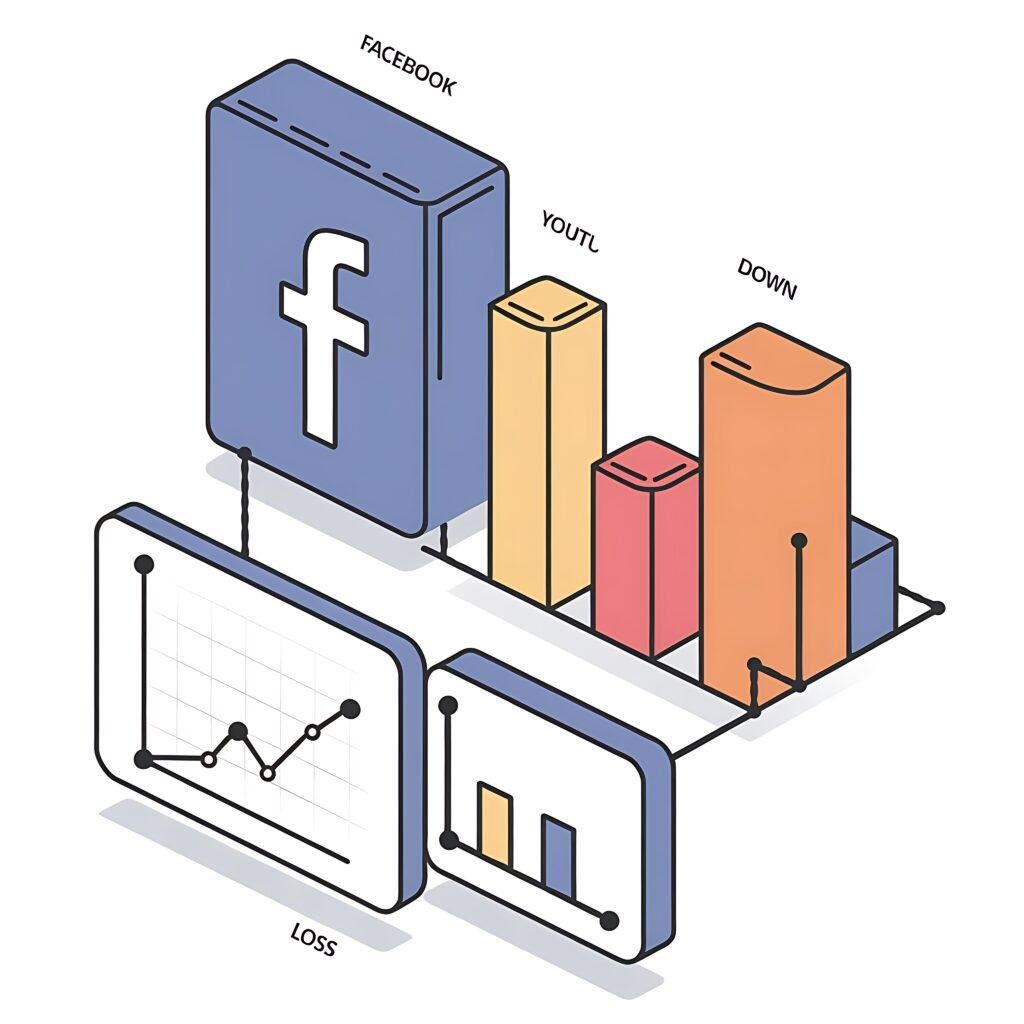 Illustration showing paid traffic being filtered into qualified B2B leads through a funnel