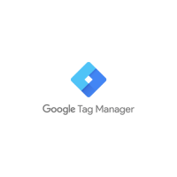 Google Tag Manager logo used for tag management and event setup.